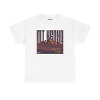 Mountain Graphic Tee – Retro Sunset "Mt Kenya" Coordinates Print