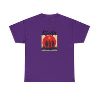 Kenya Sunset Tee — Safari Silhouette Graphic T-Shirt