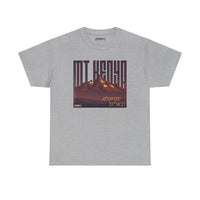 Mountain Graphic Tee – Retro Sunset "Mt Kenya" Coordinates Print
