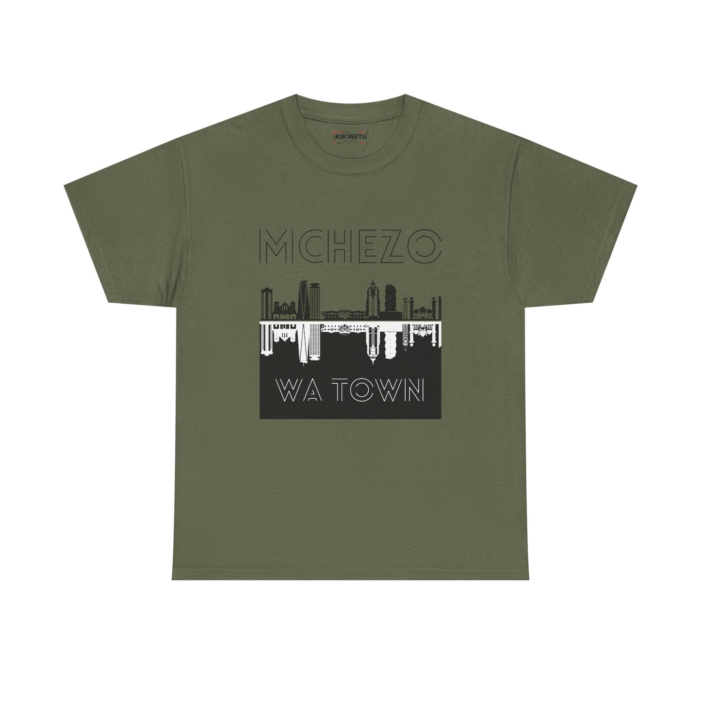 Mchezo Wa Town T-Shirt — Swahili City Skyline Graphic Tee