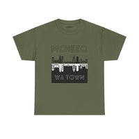 Mchezo Wa Town T-Shirt — Swahili City Skyline Graphic Tee