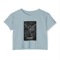 Nairobi Map Crop Top — Women's City Map Festival Tee