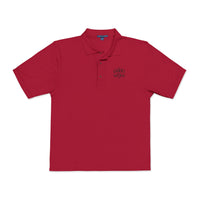 Embroidered 'Caution: Siren' Polo Shirt
