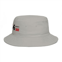 254 Retro Stripe Bucket Hat — Pan-African Colors Streetwear