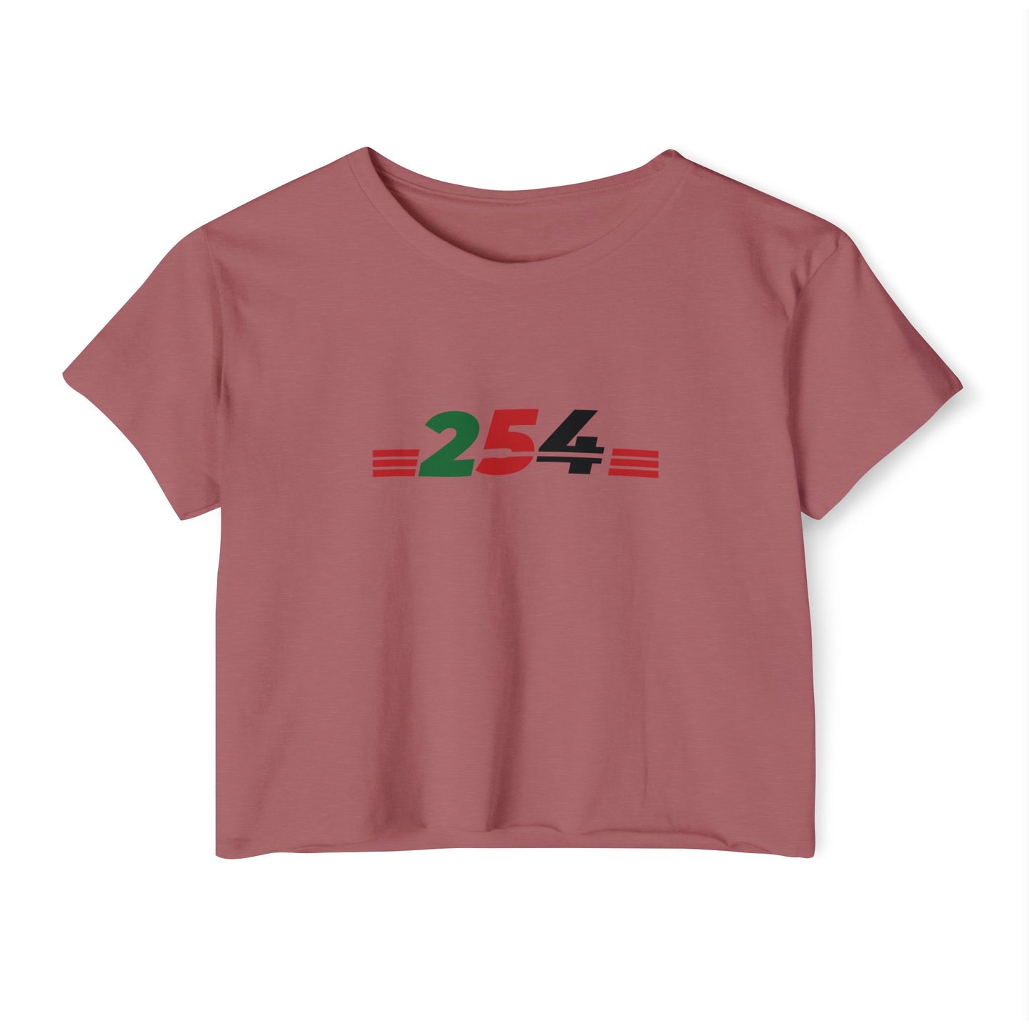 Women's 254 Crop Top — Kenyan Pride Festival Tee