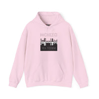 City Skyline Hoodie — 'Skate the City' Graphic Pullover