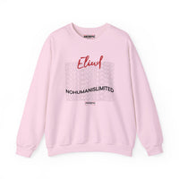 Crewneck Sweatshirt — Eliud 'No  Human Is Limited' Graphic Pullover