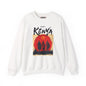Kenya Safari Crewneck Sweatshirt — African Sunset Masai Design