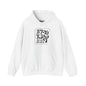 Hoodie — Minimalist Black & White Abstract Design “Ni God Kila Wakati”