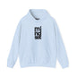 Mindset Vertical Logo Hoodie — Minimal Motivational Hooded Sweatshirt