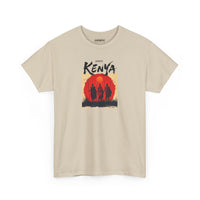 Kenya Sunset Tee — Safari Silhouette Graphic T-Shirt