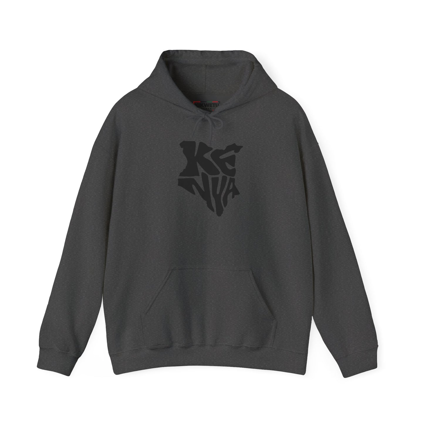 Kenya Outline Graphic Hoodie — Minimalist Map Logo Pullover