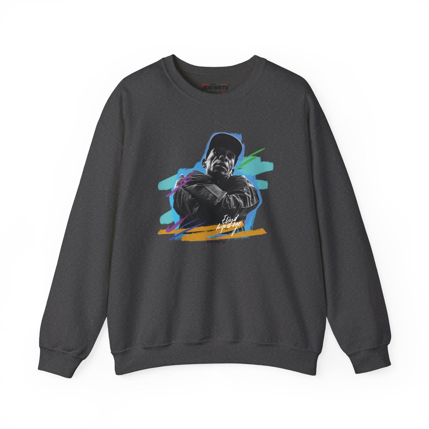 Crewneck Sweatshirt — Retro Hip-Hop Graphic "Legends Never Die"