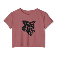 Kenya Map Crop Top — Women's Festival Graphic Tee