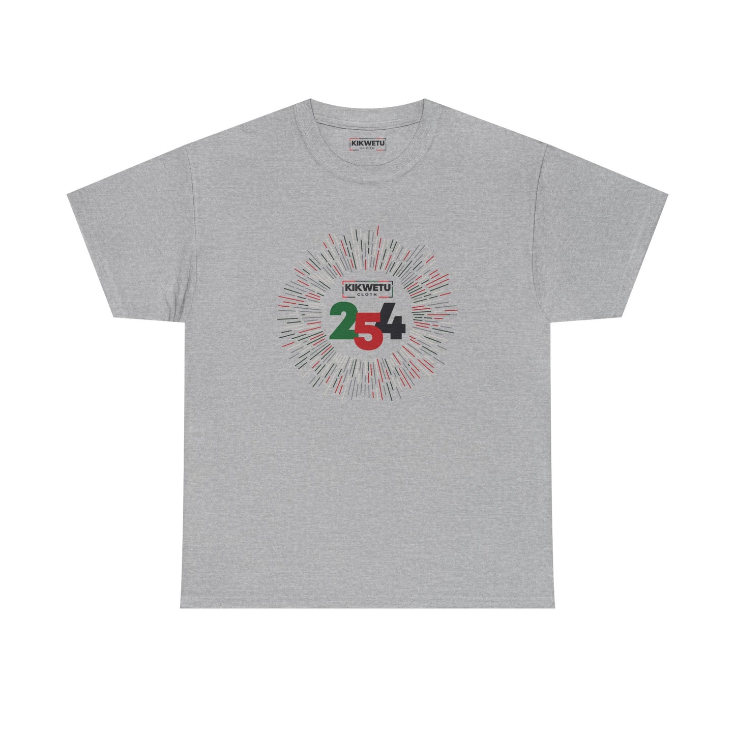 Kenya 254 Independence Day T‑Shirt — Kenyan Flag Number Graphic Tee