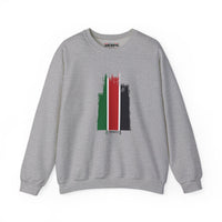 Pan-African Flag Stripe Crewneck Sweatshirt