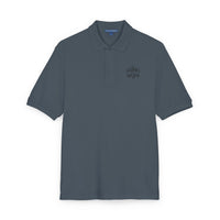 Embroidered 'Caution: Siren' Polo Shirt