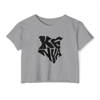 Kenya Map Crop Top — Women's Festival Graphic Tee