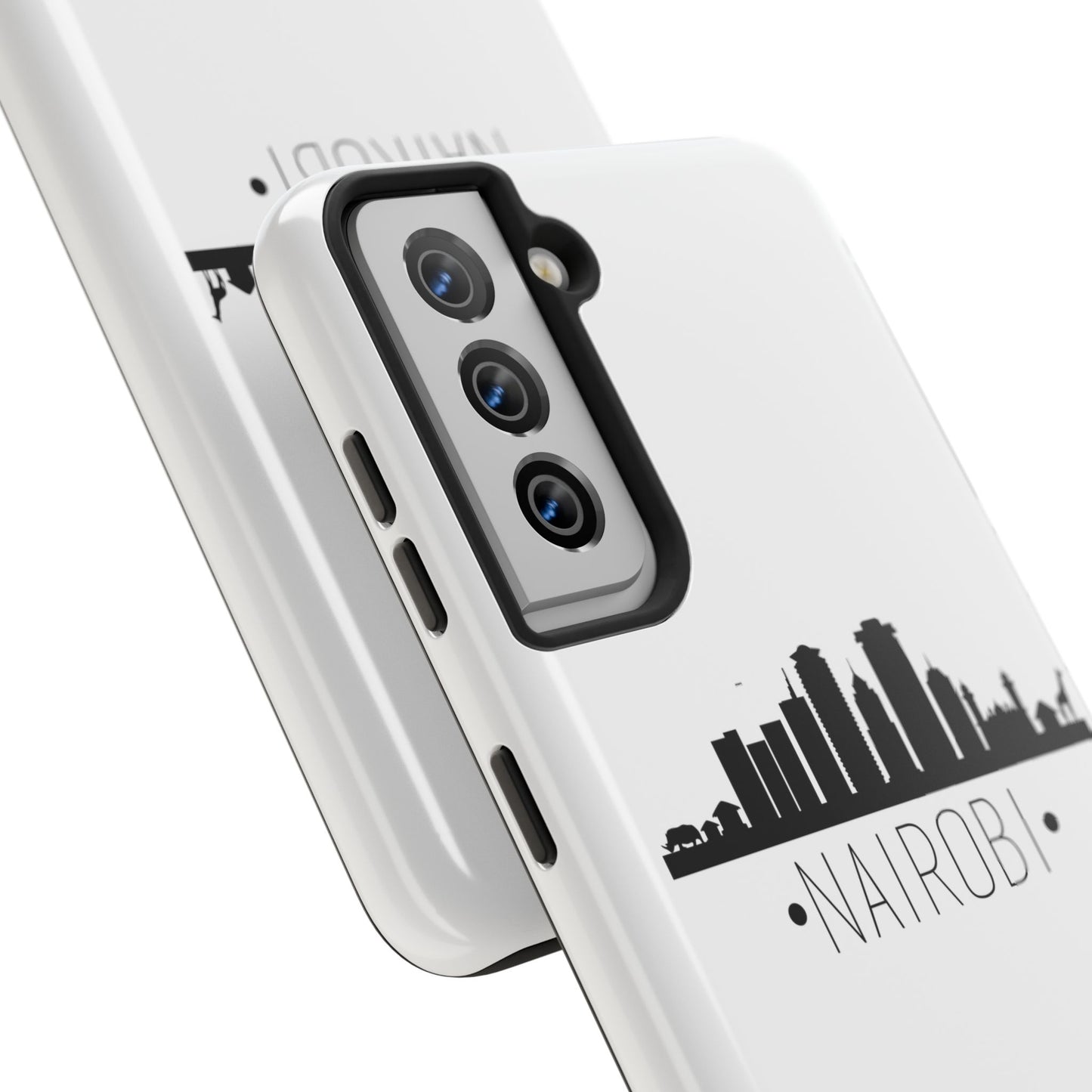 Nairobi Skyline Tough Phone Case — Minimal City Silhouette Protective Cover