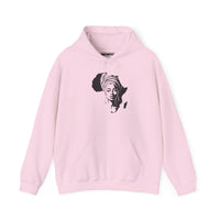 Africa embroidered unisex Heavy Blend™ Hooded Sweatshirt
