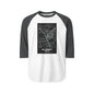 Nairobi Map Raglan Shirt — Vintage City Street Map Baseball Tee