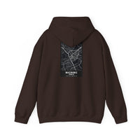 Nairobi City Map Hoodie — Minimal Black Street Map Sweatshirt