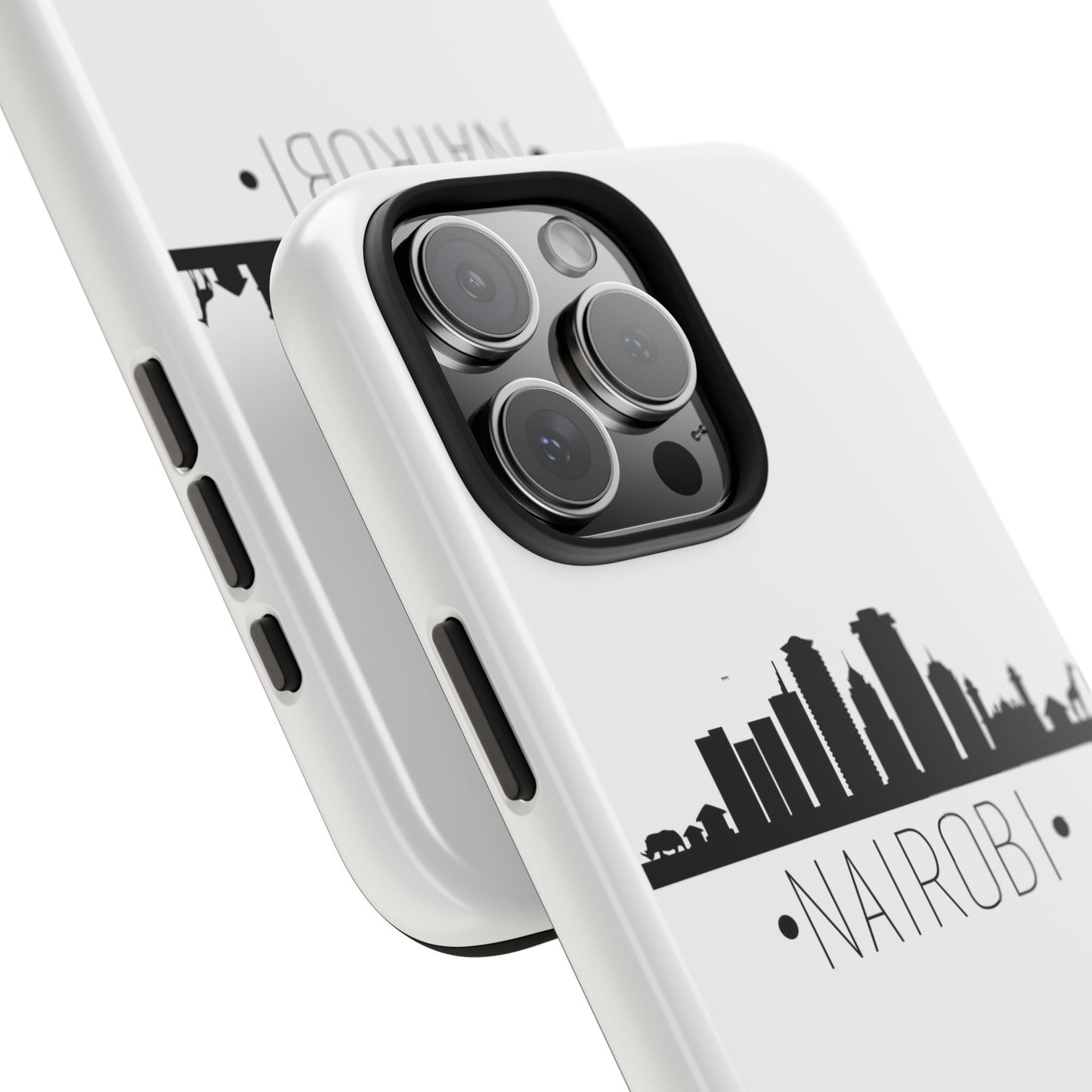 Nairobi Skyline Tough Phone Case — Minimal City Silhouette Protective Cover