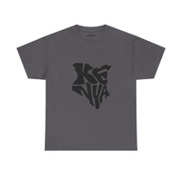 Kenya Map Graphic T-Shirt – Stylized Black Kenya Silhouette Tee