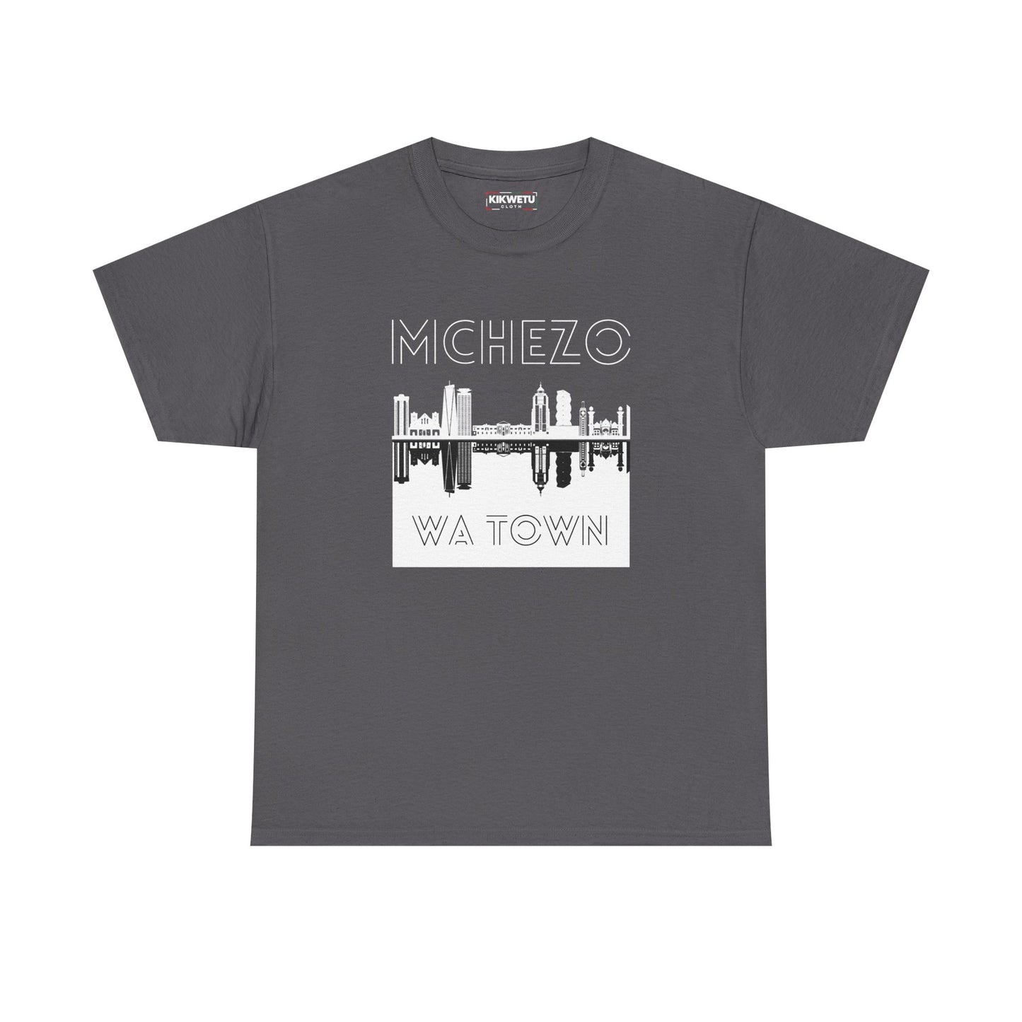 MCHEZO Wa Town T-Shirt – Urban Skyline Graphic Tee