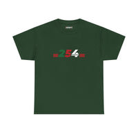 254 Kenya Flag Tee — Black Graphic T-Shirt with Red, Green & White Numbering