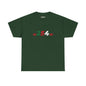 254 Kenya Flag Tee — Black Graphic T-Shirt with Red, Green & White Numbering