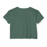 Mchezo Wa Town Crop Top — Black Skyline Festival Tee