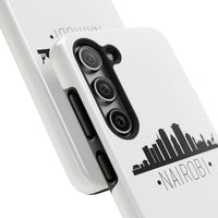 Nairobi Skyline Tough Phone Case — Minimal City Silhouette Protective Cover