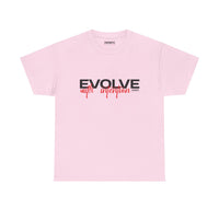 Evolve With Intention Tee — Motivational Graphic T‑Shirt