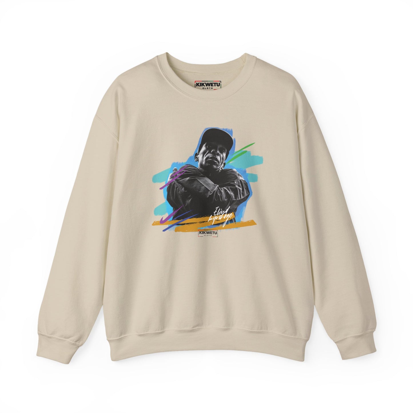 Crewneck Sweatshirt — Retro Hip-Hop Graphic "Legends Never Die"
