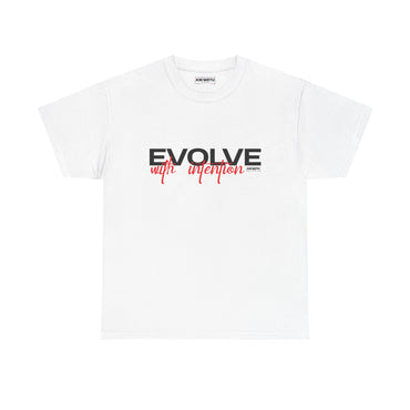 Evolve With Intention Tee — Motivational Graphic T‑Shirt