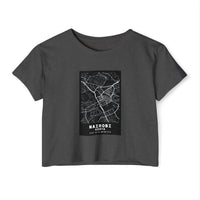 Nairobi Map Crop Top — Women's City Map Festival Tee