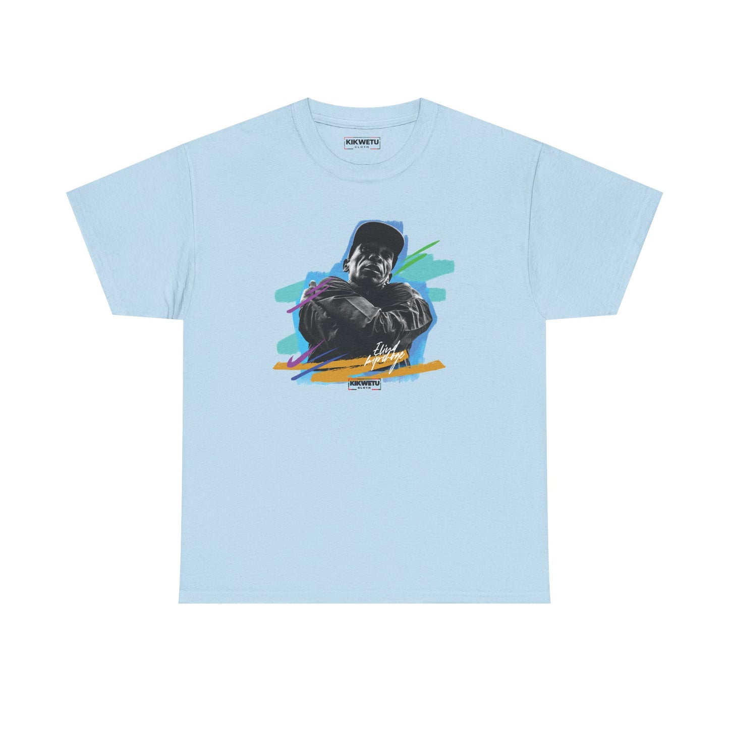 T-Shirt — Retro Portrait Tee (Bold Color Brushstroke Design)
