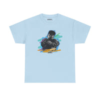 T-Shirt — Retro Portrait Tee (Bold Color Brushstroke Design)