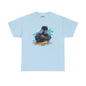 T-Shirt — Retro Portrait Tee (Bold Color Brushstroke Design)