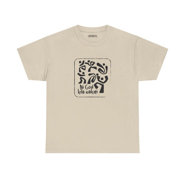 Ni God Kila Wakati Tee — Minimalist Swahili Graphic T‑Shirt