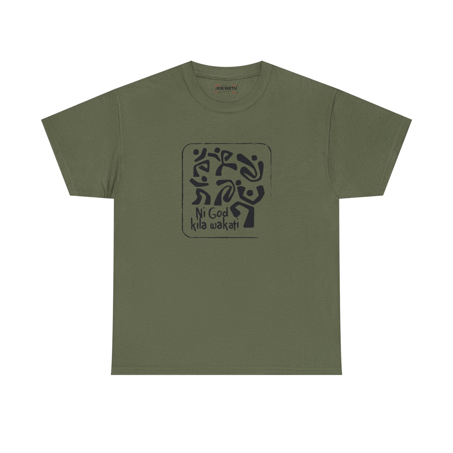 Ni God Kila Wakati Tee — Minimalist Swahili Graphic T‑Shirt