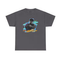 T-Shirt — Retro Portrait Tee (Bold Color Brushstroke Design)