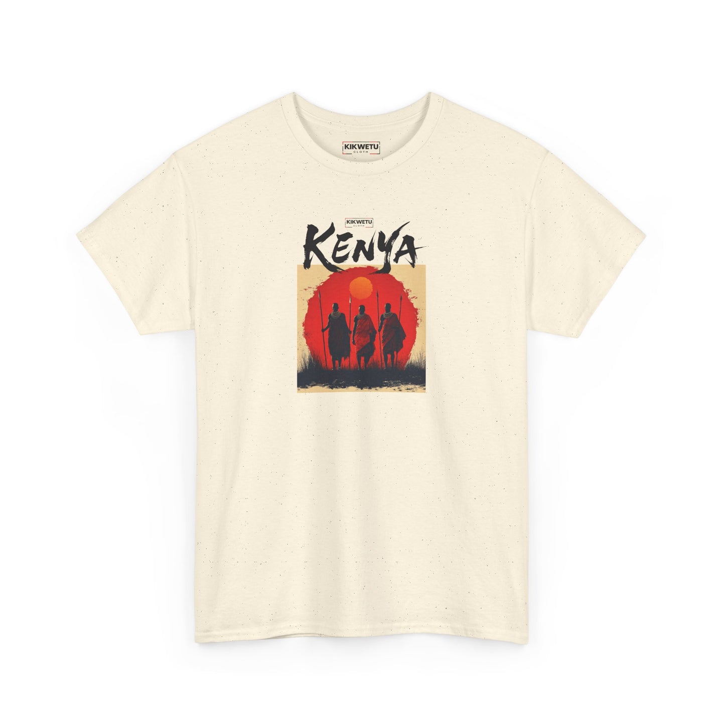 Kenya Sunset Tee — Safari Silhouette Graphic T-Shirt