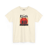 Kenya Sunset Tee — Safari Silhouette Graphic T-Shirt