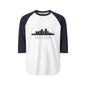 Nairobi Skyline Raglan Shirt — Cityscape Baseball Tee