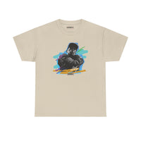 T-Shirt — Retro Portrait Tee (Bold Color Brushstroke Design)