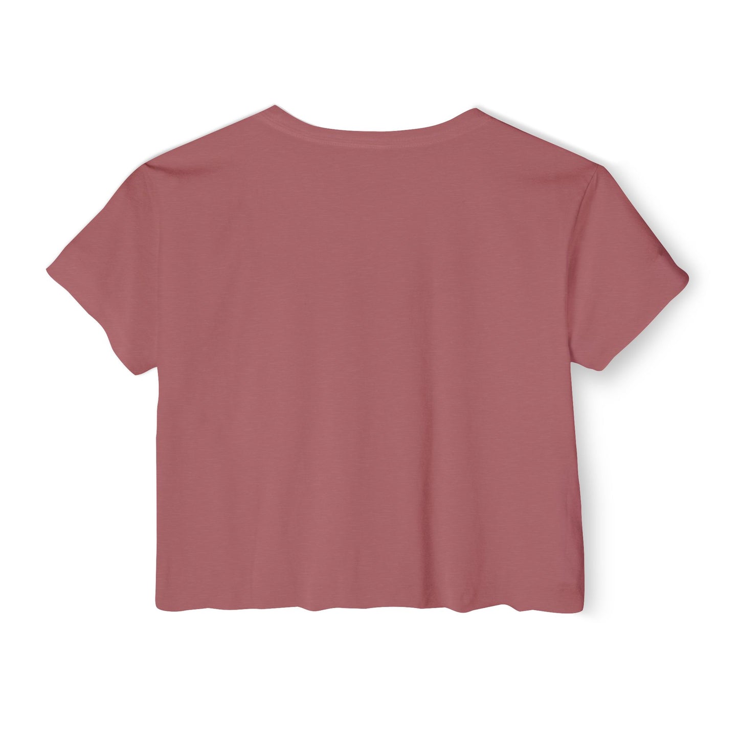 Mindset Crop Top — Vertical Bold Typography Women's Festival Tee