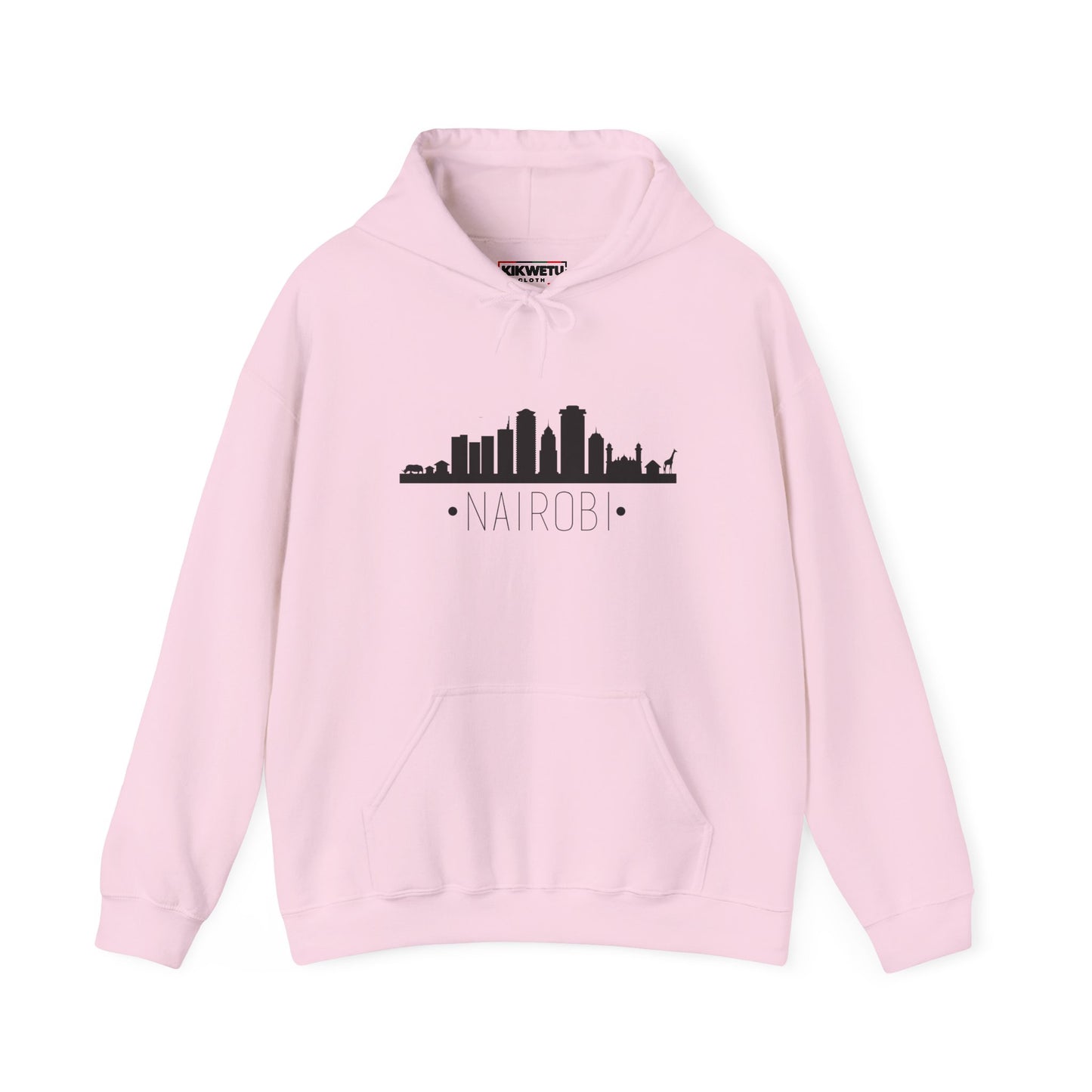 Nairobi Skyline Hoodie — Minimal Cityscape Pullover