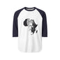 African Queen Silhouette Raglan Shirt